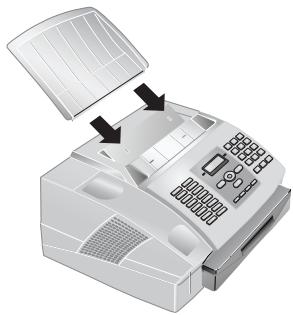 OLIVETTI OFX 9300-OFX 9400 - Monter le plateau de documents - 1