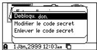 OLIVETTI XSMALL - Changement du code secret - 1