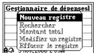 OLIVETTI XSMALL - Saisie des enregistrements dépenses - 1