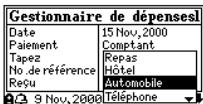 OLIVETTI XSMALL - Saisie des enregistrements dépenses - 2
