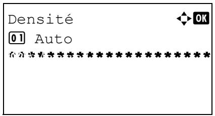 OLIVETTI D-COPIA 284 - Réglage de la densité - 2