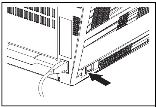 OLIVETTI D-COPIA 284 - Mise sous tension - 2