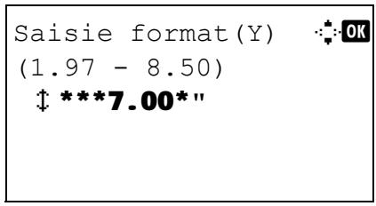 OLIVETTI D-COPIA 284 - Format d'original personnelé - 5
