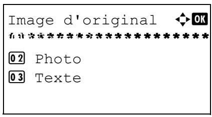 OLIVETTI D-COPIA 284 - Choix de la qualité image - 2