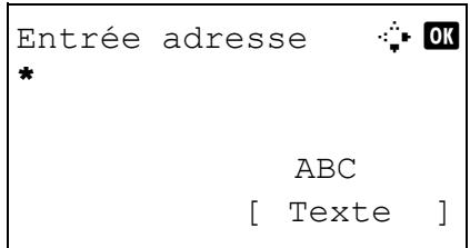 OLIVETTI D-COPIA 284 - Saisie d'adresse e-mail - 2