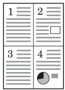 OLIVETTI D-COPIA 284 - Types de limites de page - 4