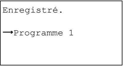 OLIVETTI D-COPIA 284 - Enregistrement des paramètres - 1