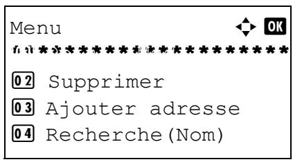 OLIVETTI D-COPIA 284MF - Modification d'une destination - 4