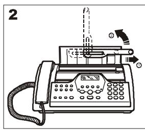OLIVETTI FAX-LAB 360 SMS - Chargement du PAPIER - 2