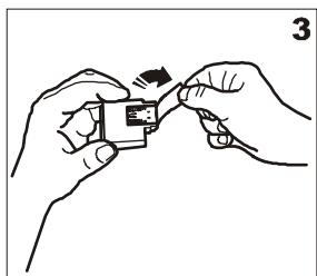 OLIVETTI FAX-LAB 360 SMS - Insertion de la TETE d'impression - 3