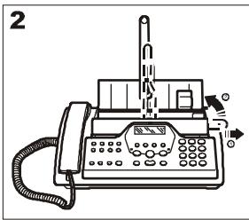 OLIVETTI FAX-LAB 360 SMS - Introduction de l'original dans l'adf - 2