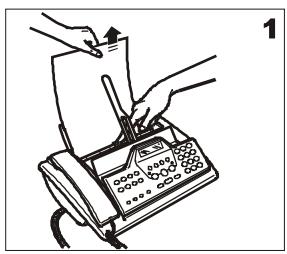OLIVETTI FAX-LAB 360 SMS - Retrait d'une feuille de PAPIER coincee - 1