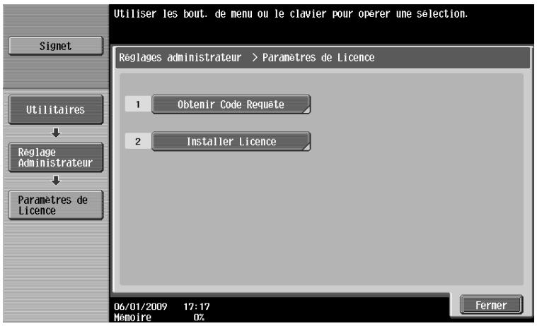 OLIVETTI D-COLOR MF280 - [Paramètres de licence] - 1