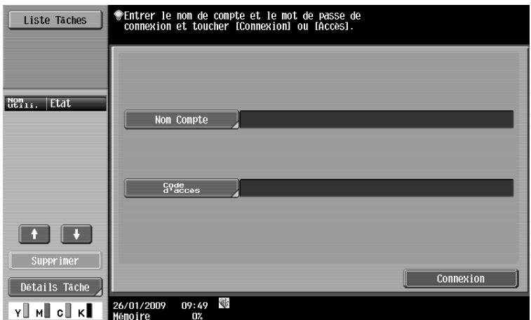 OLIVETTI D-COLOR MF280 - Contrôler l'accès de l'utilisateur/compte à la machine (authentication utilisateur/compte département) - 2