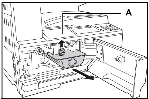 OLIVETTI D-COPIA 2200 - Remplacement de la cartouche de toner et du réservoir de toner au rebut - 6