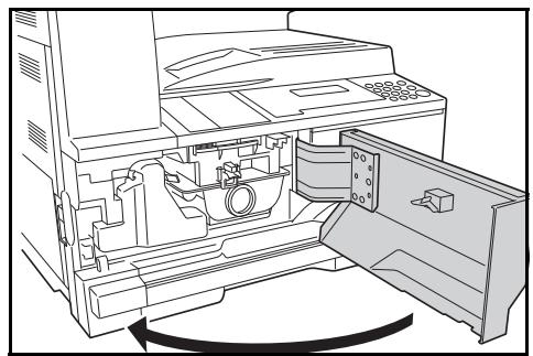 OLIVETTI D-COPIA 2200 - Remplacement de la cartouche de toner et du réservoir de toner au rebut - 17