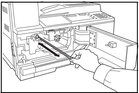 OLIVETTI D-COPIA 2200 - Remplacement de la cartouche de toner et du réservoir de toner au rebut - 8