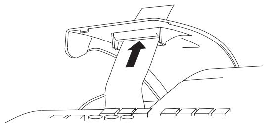OLIVETTI ECR 2450 - Installation du rouleau de papier - 6