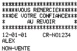 OLIVETTI ECR 2450 - Ticket vide - 1