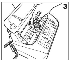 OLIVETTI FAX LAB 210P - NETTOYAGE DES CONTACTS ELECTRIQUES DE LA TETE D'IMPRESSION - 3