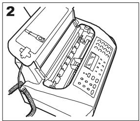 OLIVETTI FAX LAB 260 - Insertion de la TETE d'impression - 2