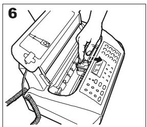 OLIVETTI FAX LAB 260 - Insertion de la TETE d'impression - 6