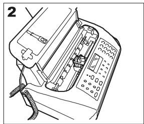 OLIVETTI FAX LAB 260 - Nettoyage des contacts electriques de la TETE d'impression - 2