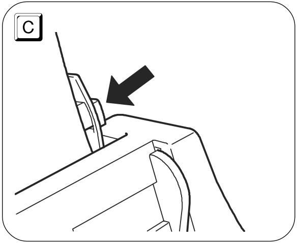 OLIVETTI FAX LAB 260 - Chargement du papier d'impression - 2