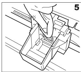 OLIVETTI FAX LAB 260P - NETTOYAGE DES CONTACTS ELECTRIQUES DE LA TETE D'IMPRESSION - 5