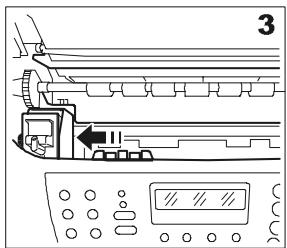 OLIVETTI FAX LAB 260P - NETTOYAGE DE LA BANDE ESSUIE-TETE - 3