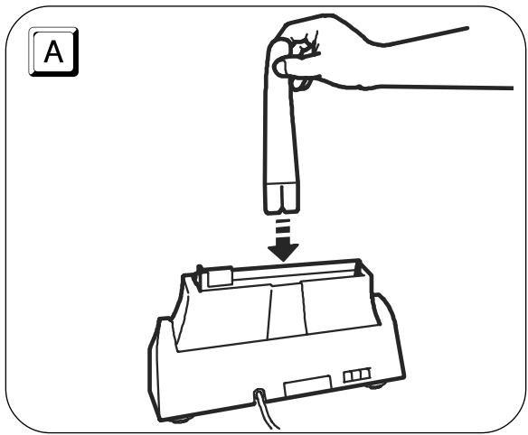 OLIVETTI FAX LAB 260P - Chargement du papier d'impression - 1