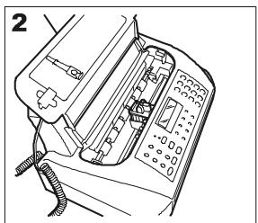 OLIVETTI FAX LAB 260P - NETTOYAGE DE LA BANDE ESSUIE-TETE - 2