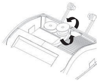 OLIVETTI LOGOS 902 - Replacing ribbon spool - 1