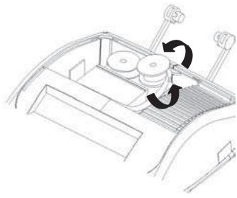 OLIVETTI LOGOS 902 - Vervanging van het lint - 1