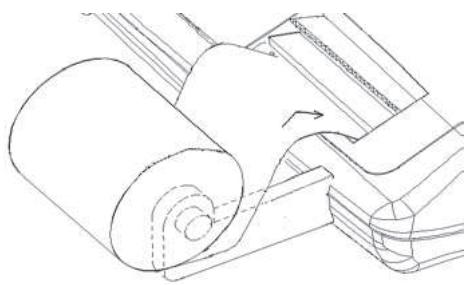 OLIVETTI LOGOS 902 - Colocacion del papel - 1