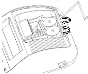 OLIVETTI LOGOS 664B - Vervanging van het lint - 1
