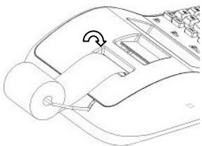 OLIVETTI LOGOS 664B - Colocacion del papel - 1