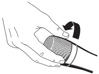 SENNHEISER E903 - Einsprachekorb abdrehen - 1
