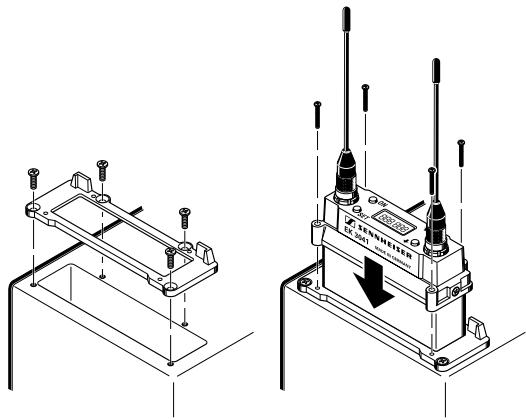 SENNHEISER EK 3041-U - Montage : - 1