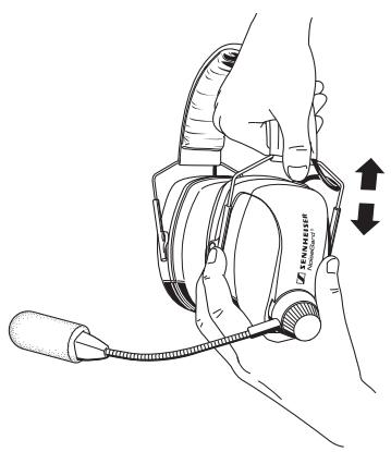 SENNHEISER HMEC 352 - Raccordement du casque micro - 1