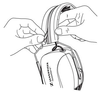 SENNHEISER HMEC 372 - Remplacement des coussinets d'oreilles - 1