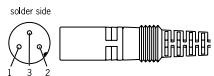 SENNHEISER HMEC 372 - Câblage des connecteurs - 2