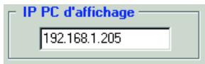 SENNHEISER SDC 3000 - Entrer l'adresse de l'ordinateur supporting le programme d'affichage (option) - 1