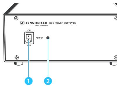 SENNHEISER SDC 3000 - Eteindre l'unité centrale - 1