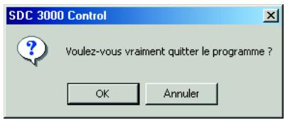 SENNHEISER SDC 3000 - Fermer le programme de gestion de conférence - 1