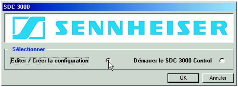 SENNHEISER SDC 3000 - Créer un nouveau fichier de configuration - 1