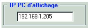 SENNHEISER SDC CU - Entrer l'adresse de l'ordinateur supporting le programme d'affichage (option) - 1