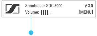 SENNHEISER SDC CU - Les septs menus principaux - 7