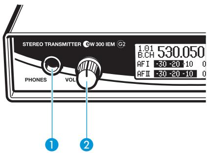 SENNHEISER 300 IEM G2 - Remarque : - 1