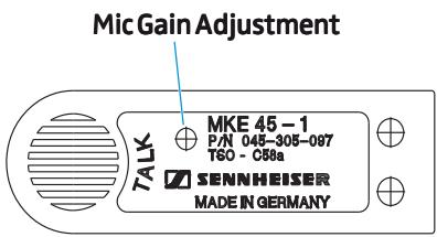 SENNHEISER HME 120 - Réglage de volume - 1